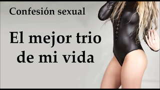 Dat ću ti moj najbolji doživljaj, što je trio neverovatno. (Engleski).