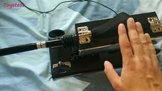 Amateur Eerste Keer Sex Machine testen