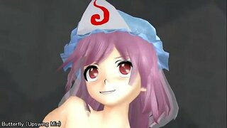 Laden Sie die Akkorde für &#039;【MMD】Saigyoji Yuyuko vs Rough Riding Machine【R-18】